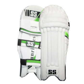 Matrix Cricket Leg Guard  -  Mens, Left-handed, White
