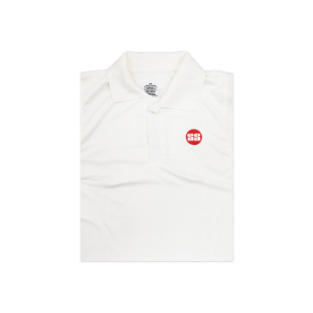 Professional FS Cricket White T-Shirt  -  38, White, Mens, Polo Neck, 