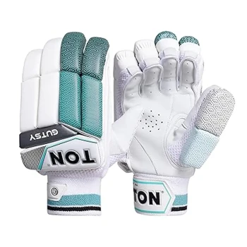Gutsy New Cricket Batting Glove  -  Mens, White, Right-handed