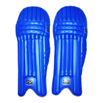 Platino Colour Cricket Leg Guard  -  Mens, Blue, Left-handed