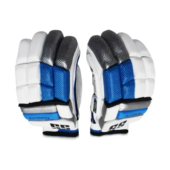 Aerolite Cricket Batting Glove  -  Mens, Blue,White, Right-handed