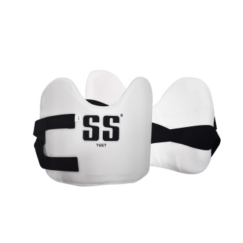 Test Cricket Chest Guard  -  Mens, White
