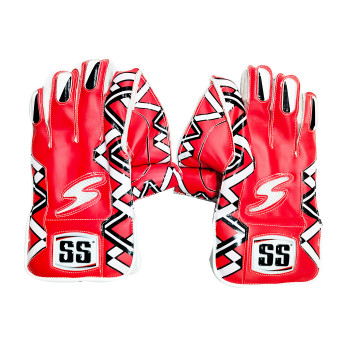 Ss Soft Goods Match Cricket Wicket Keeping Gloves Mens Red mirusports sports