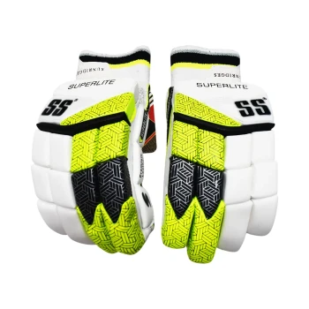 Superlite Cricket Batting Glove  -  Youth, Black, Right-handed