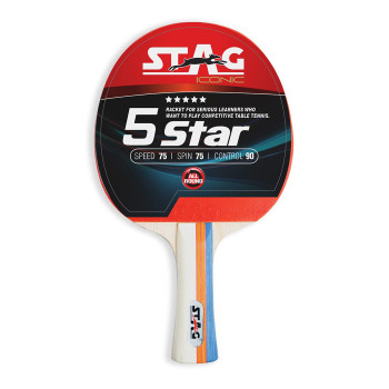 5Star Table Tennis Racket  -  Red,Black