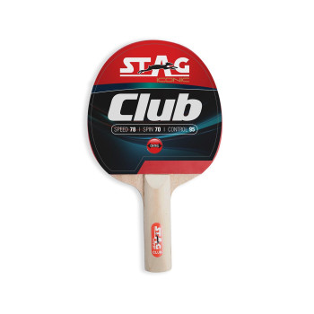 Club Table Tennis Racket  -  Red