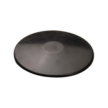 Rubber Athletic Discus  -  1 Kg, Black