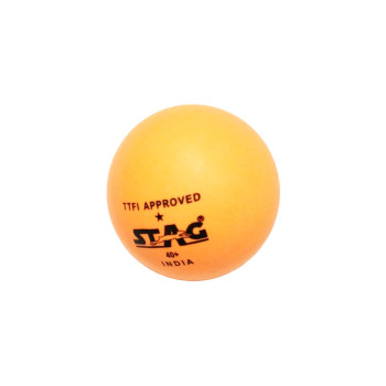 STAG TABLE TENNIS ONE STAR PLASTIC BALL ORANGE 40+ Table tennis TT Ball