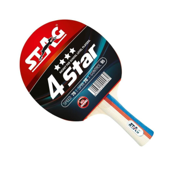 4Star Table Tennis Racket  -  Red,Black