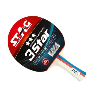 3Star Table Tennis Racket  -  Red,Black