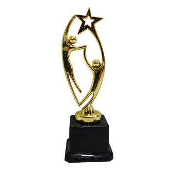 Oscar Couple Trophy  -  8 Inch, Gold