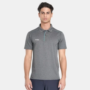 Milo Polo T-Shirt  -  M, Grey, Mens
