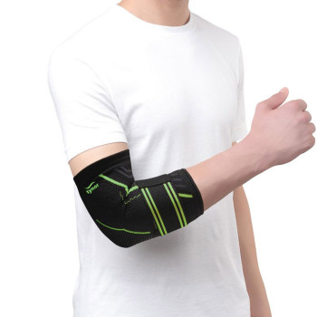 Elbow Support  -  L, Black,Green