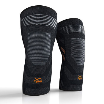 Knee Support  -  L, Black,Orange