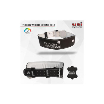 790SL6 Gym Weight Lifting Belt  -  M, Black
