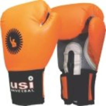 Crusher Training Boxing Gloves  -  12, Black,Orange
