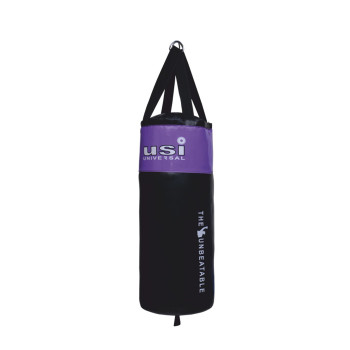 Crusher Nylon Filled Boxing Punching Bag  -  90 cm, Black,Violet