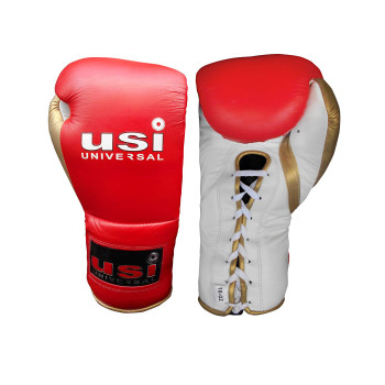 Pro Contest Boxing Gloves  -  8, Red