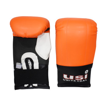 Crusher Air Boxing Gloves  -  L, Black, Orange