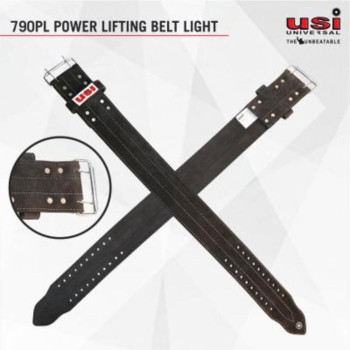 Power Gym Weight Lifting Belt  -  M, Black