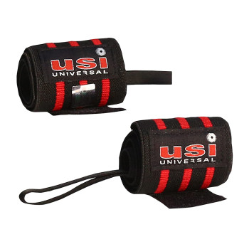 733WW3 Wrist Support  -  Free Size, Red, Black