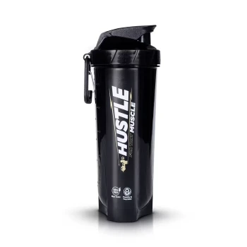 Energy-Shaker Water Bottle  -  Black, 600ml