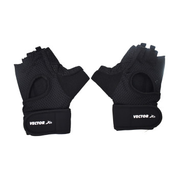 Phantom Gym Gloves  -  S, Black