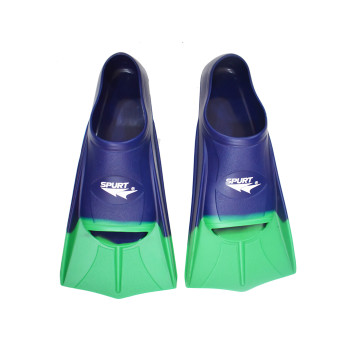 TRAINING Swimming Fins  -  2.5-3, Navy,Green