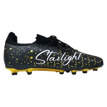 Starlight Football Shoes  -  4, Gold,Black, Kids