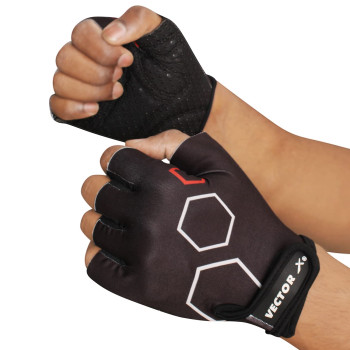 VX-300 Gym Gloves  -  M, Black