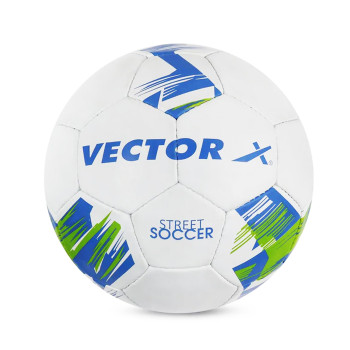 Street Soccer Football  -  4, Blue, Green, White