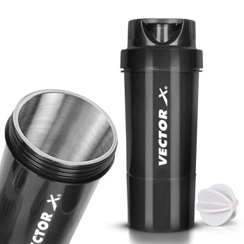 Water Bottle  -  Black, 500ml