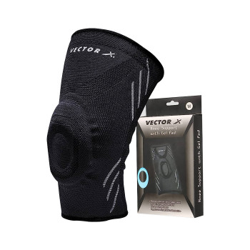 Knee Support  -  M, Grey,Black