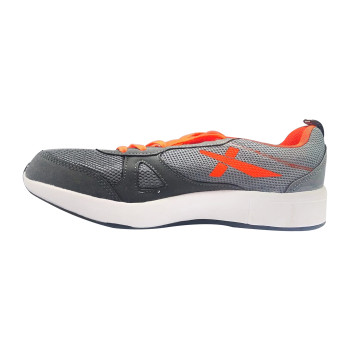 Storm Athletic Running Shoes  -  4, Grey, Orange, Kids