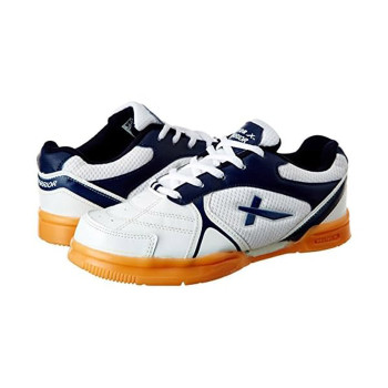 Warrior Badminton Shoes  -  Blue, White, Mens, 9
