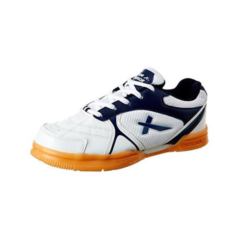 Warrior Badminton Shoes  -  Blue, White, Kids, 13