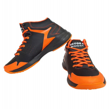 BOOST Basketball Shoes  -  11, Black, Orange