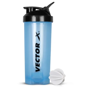 Gym Shaker ( Nitro ) Water Bottle  -  Blue, 500ml