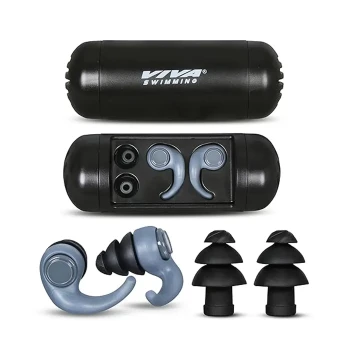 Swimming Ear Plug  -  Free Size, Black