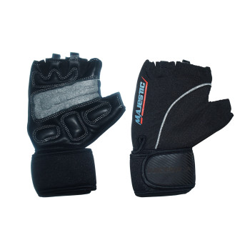 Majestic Gym Gloves  -  M, Black
