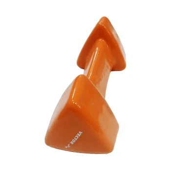 Triangular Gym Dumbell  -  Orange, 3 Kg