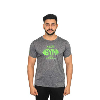 Silver Energy T-Shirt  -  M, Grey, Mens