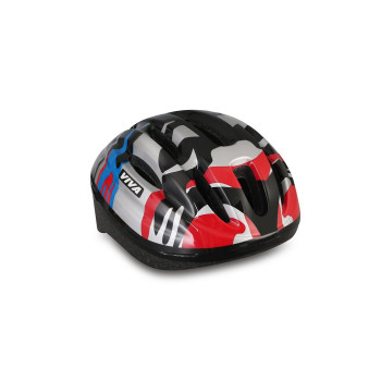 H-15-JR Cycling Cycle Helmet  -  Red, Blue, Grey, Black
