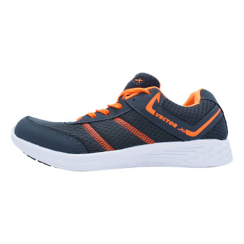 VECTOR_X RS-7000 athletic running_shoes - 7, grey/orange