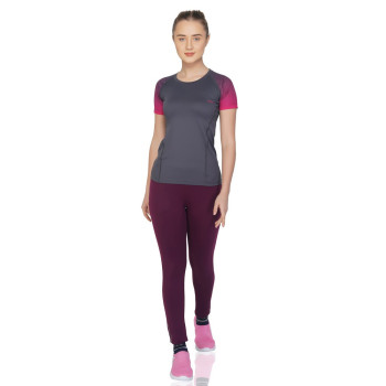 VTDF 006 T-Shirt  -  L, Grey, Pink, Womens