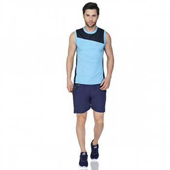Python-S-SN T-Shirt  -  XXL, Navy, Sky Blue, Mens