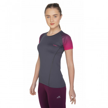 VTDF-006 B T-Shirt  -  Grey, Pink, XXL