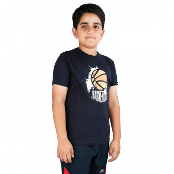 VTCK-001 T-Shirt  -  34, Navy, Kids