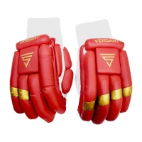 Pro DG Cricket Batting Glove  -  Left-handed, Mens, Red