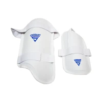 Goat Shield Cricket Thigh Pad  -  M, White, Left-handed